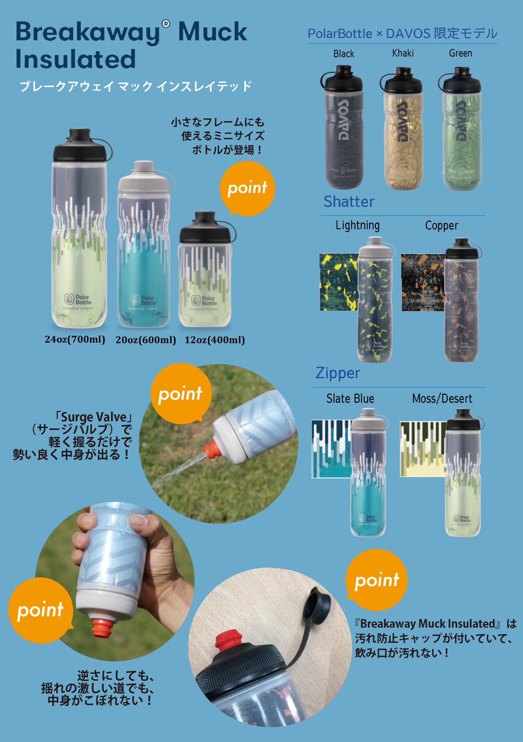 Breakaway® Muck Insulated Bottle, Shatter